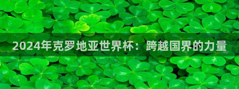 世界杯预选赛欧洲赛区积分榜：2024年克罗地亚世界杯：跨越国界的力量