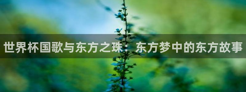 世界杯预选赛排名：世界杯国歌与东方之珠：东方梦中的东方故事